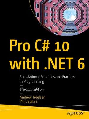 cover image of Pro C# 10 with .NET 6